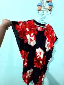 Floral Print Flowy Top