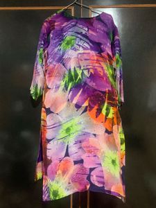 Vibrant Floral Embellished Kurta