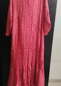 Red Dress And Jacket Set- Label DC