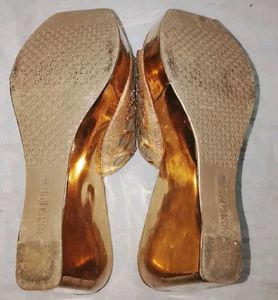 Sparkling Gold Sandals