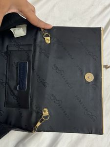 Sparkly Black Clutch Bag