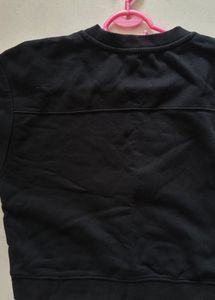 Zara Black Crewneck Sweatshirt
