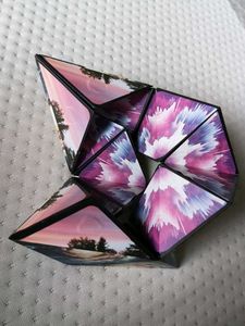 Galaxy-Themed Paper Sculpture Toy puzzle 1pc