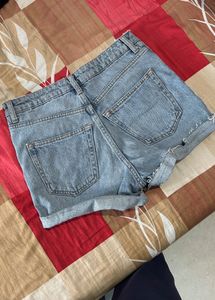Blue Denim Shorts