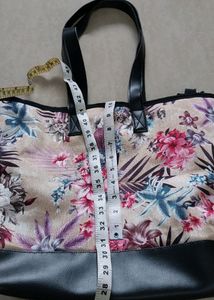 🆕️ Flower Print With Leather Purse Full Astr
