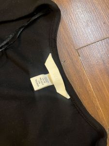 Black Long Sleeve Jersey Top