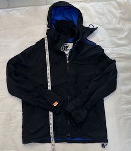 Superdry Men's Black Hooded Jacket