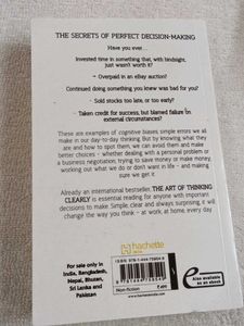 The Art of Thinking Clearly by Rolf Dobelli