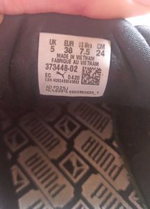 Puma Black Leather Sneakers