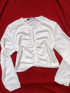 Zara Front Ruched Top