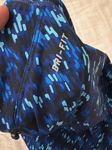 Nike Blue Camo Athletic Capris