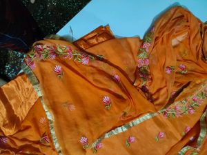 Dress Material With Embroidery