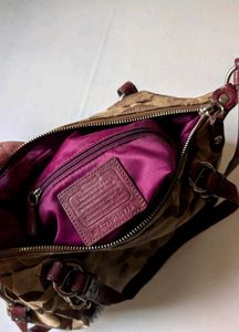 Authentic Coach Op Art Alexandra Satchel