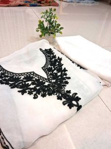 Elegant  Embroidered Kurta pant dress material