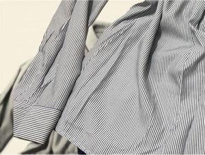 Blue strip Casual blouse