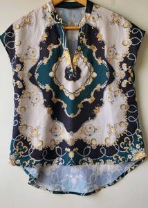 Baroque Printed Top