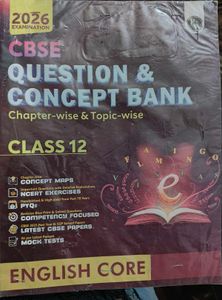 CBSE Class 12 English Core Question & Concept Bank