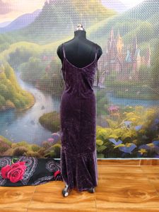 Purple Whimsigoth fishtail dress