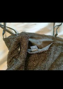 Sparkly Black Party Dress/Myntra