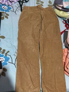 Corduroy Wide Leg Pants