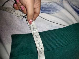 Green V-Neck Sweater
