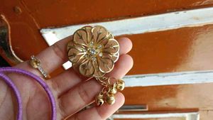 Purple Thread Bangles with Tassels