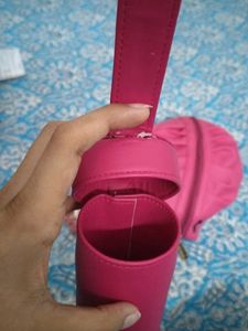 Charmy Milano Pink Pouch Keychain