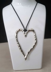 Silver Heart Pendant Necklace