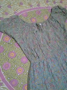 Floral Smocked Waist Dress