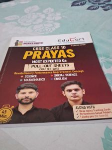CBSE Class 10 Prayas Most Expected Qs Book