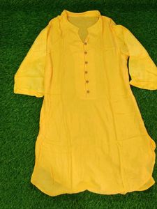 Vibrant Yellow Kurta