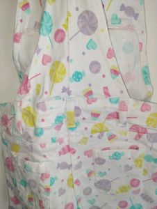 Cute Candy Print Romper