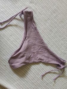 SHEIN Lavender Ribbed Bikini Bottom