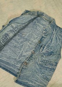 Denim jacket &amp; shrug