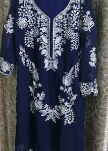 Navy blue 💙 kurta for women