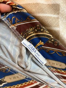 Zara Bohemian Print Palazzo Pants