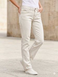 white Colored Jeans