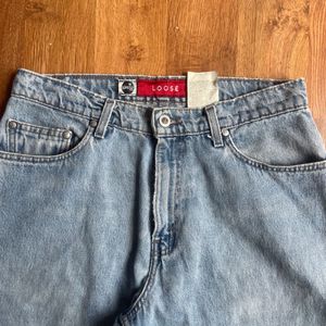vintage Levis silver tab loose fit.