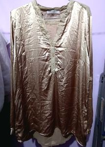 Elegant Silk V-Neck Blouse