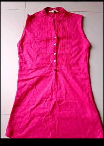 DJ & C Hot Pink Sleeveless Tunic Top