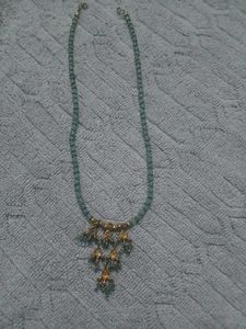 Elegant Sky blue Beaded Necklace