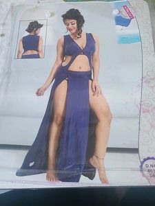 Brand New Blue Nighty Gown