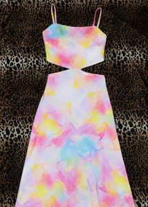 Colorful Tie-Dye Maxi Dress