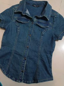 Y2k Denim Top