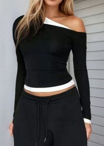 Chic Off-Shoulder Long Sleeve Top