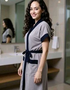 *Premium Cotton Bathrobe/Spa Robe for Women