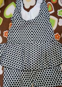 Black &amp; White Swimsuit
