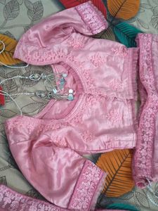 Exquisite Pink Embroidered lehenga