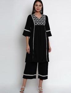 Elegant Black Kurta Set