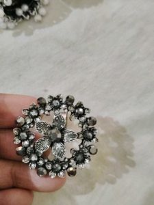 Fashionable Jewelry Set - Earrings, Bangles &amp; Ring